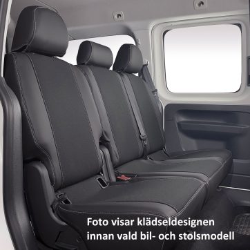 Stark NG Bilklädsel Toyota Proace City Verso - Electric 20- BAK inkl. nackstödsöverdrag