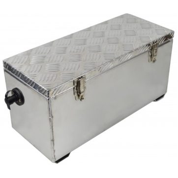 Aluminium Batteribox inv:360x180x240 mm