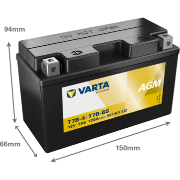 Varta MC AGM YT7B-BS 12V 7Ah