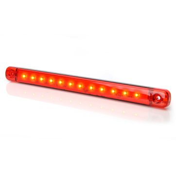 Was 97.5 721 Markeringsljus Was Slimline 12-led Röd E-märkt