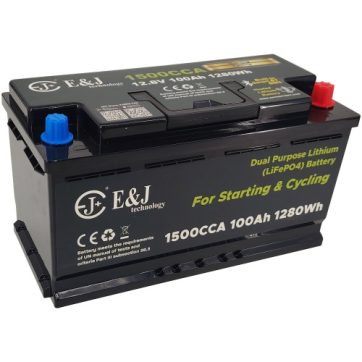 E&J Litium 12V 100Ah Start BT