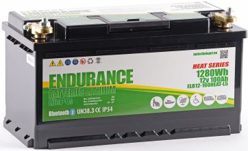 Endurance Litium 12V 100Ah Heat-BT