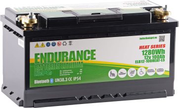 Endurance Litium 12V 100Ah Heat-BT