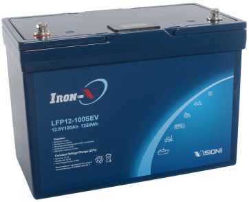 Vision Litium 12V 100Ah Heat,BT&Disp