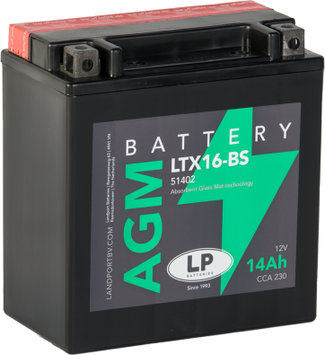 LP MC AGM 12V 14Ah YTX16-BS