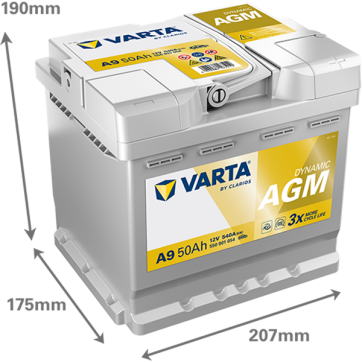 Varta Dynamic AGM 12V 50Ah