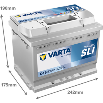 Varta Dynamic SLI 12V 63Ah (CCA 610A)