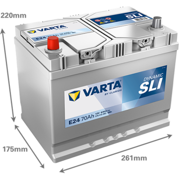 Varta Dynamic SLI 12V 70Ah (CCA 630A)