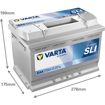 Varta Dynamic SLI 12V 77Ah (CCA 780A)