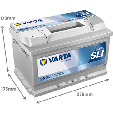 Varta Dynamic SLI 12V 70Ah (CCA 640A)