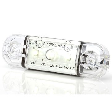 Was 97.1 710 Markeringsljus Slimline 3-LED Vit