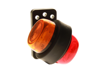 Was W74 Gummiarm Orange/Röd12-24V