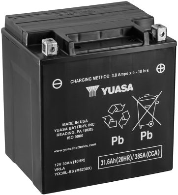 Yuasa MC Hög Effekt AGM 12V 31,6Ah