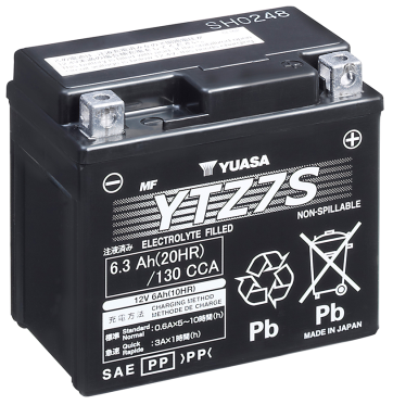 Yuasa MC Hög Effekt AGM 12V 6,3Ah