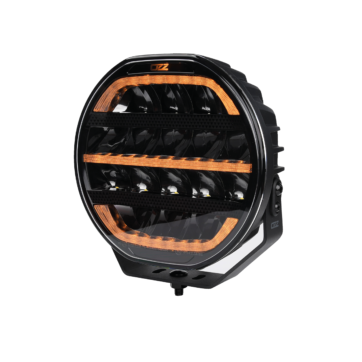 OZZ XR2 P7" LED-extraljus med dynamiskt positionsljus, svart