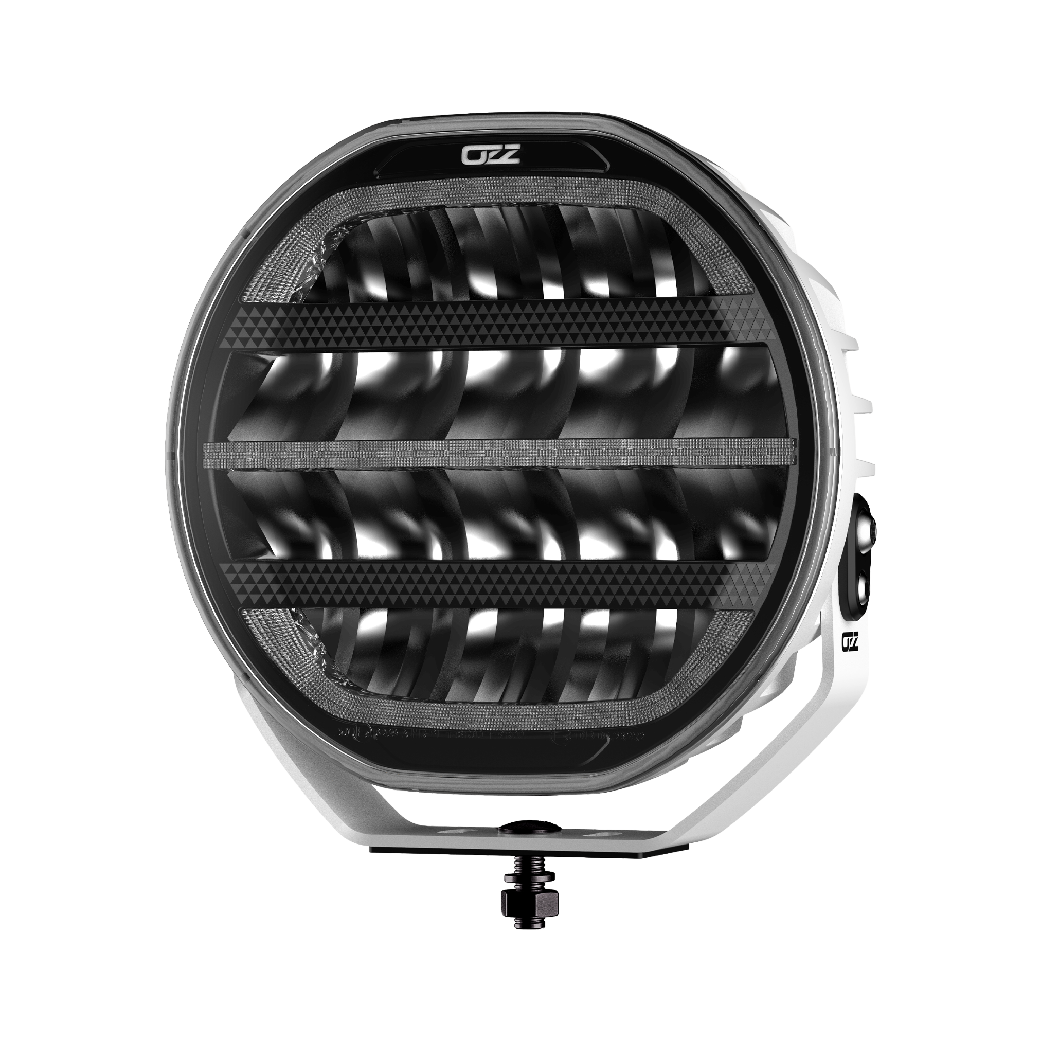 OZZ XR3 P9" Spot LED-extraljus med dynamiskt positionsljus, svart