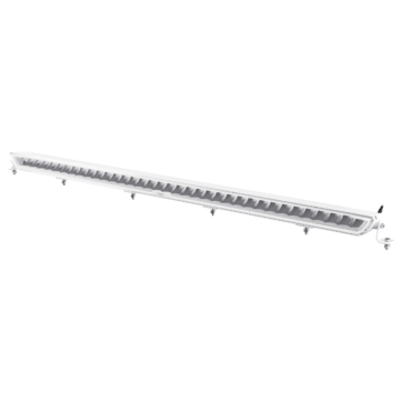 OZZ XB1 P52" LED-ramp med dynamiskt positionsljus, vit